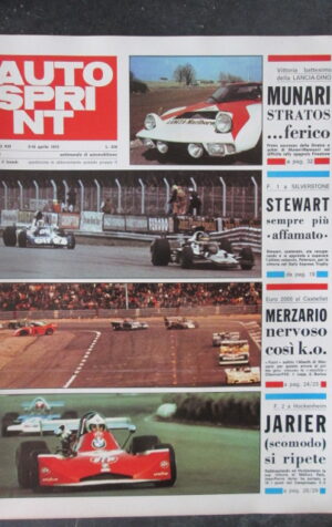 AUTOSPRINT 15 1973 MUNARI STEWART MERZARIO JARIER [TR1B]
