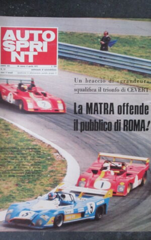 AUTOSPRINT 13 1973 MATRA SQUALIFICA CERVERT [TR1B]