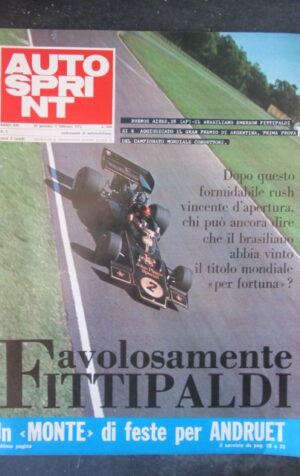AUTOSPRINT 5 1973 FITTIPALDI ANDRUET  [TR1B]