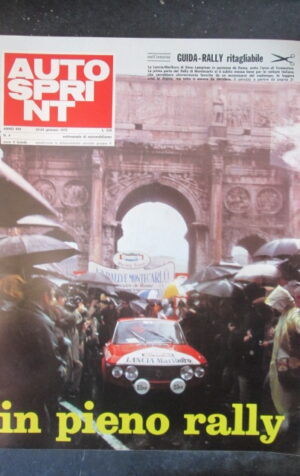 AUTOSPRINT 4 1973 LANCIA RALLY GUIDA AL RALLY RITAGLIABILE  [TR1B]