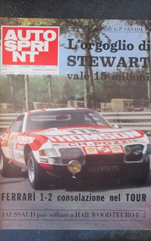 AUTOSPRINT 39 1972 STEWART FERRARI JAUSSAUD HAILWOOD F2 [TR1B]