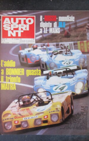 AUTOSPRINT 24 1972 BONNIER TRIONFO MATRA [TR1B]
