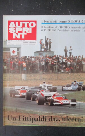 AUTOSPRINT 23 1972 FITTIPALDI REGAZZONI HULME ICKX CEVERT [TR1B]