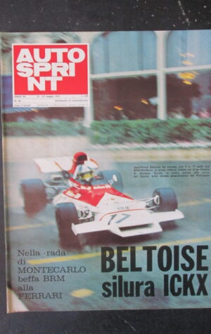 AUTOSPRINT 20 1972 JEAN-PIERRE BELTOISE ICKX BRM FERRARI [TR1B]