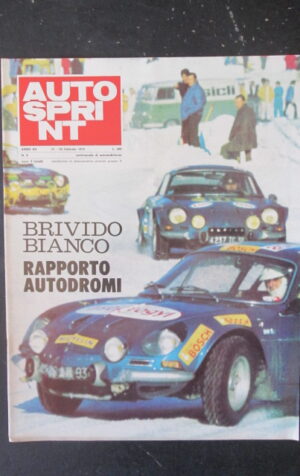AUTOSPRINT 8 1972 CORSE SU NEVE [TR1B]
