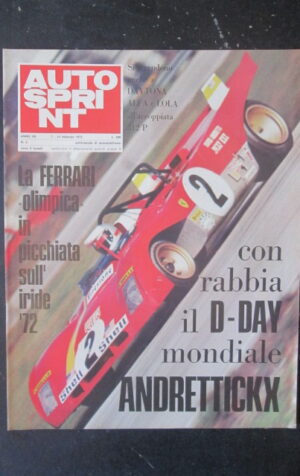 AUTOSPRINT 6 1972 ANDRETTI ICKX DAYTONA ALFA FERRARI [TR1B]