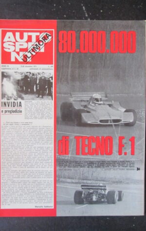 AUTOSPRINT SUPPL. 50 1971 NINO VACCARELLA - TAZIO NUVOLARI [TR1B]