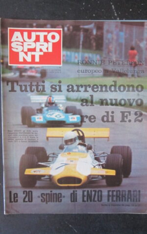 AUTOSPRINT 41 1971 RONNIE PETERSON CEVERT ALBI [TR1B]