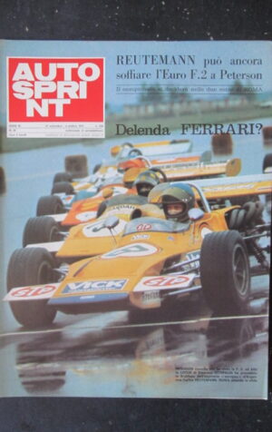 AUTOSPRINT 39 1971 DELENDA FERRARI REUTEMANN EURO F.2 PETERSON [TR1B]