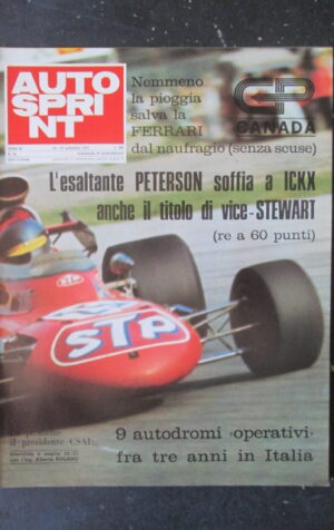 AUTOSPRINT 38 1971 PETERSON ICKX STEWART FERRARI [TR1B]