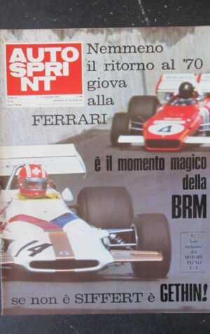 AUTOSPRINT 36 1971 FERRARI BRM SIFFERT GETHIN [TR1B]