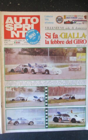 AUTOSPRINT 43 1979 VILLENEUVE FERRARI PORSCHE TURBO [TR2A]