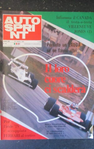 AUTOSPRINT 40 1979 NIKI LAUDA VILLENEUVE JONES [TR2A]