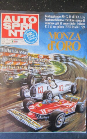 AUTOSPRINT 36 1979 GP D' ITALIA FERRARI ' 79 - CON FIGURINE PILOTI  [TR2A]