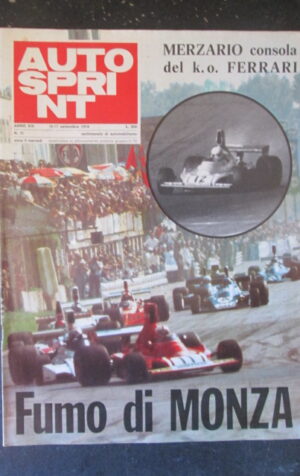 AUTOSPRINT 37 1974 MERZARIO K.O FERRARI MONZA [TR2A]