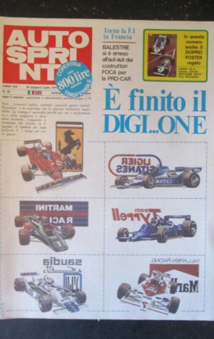 AUTOSPRINT 26 1979 F1 IN FRANCIA FERRARI [TR2A]