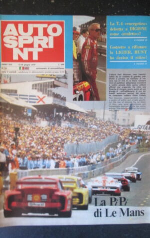 AUTOSPRINT 24 1979 LIGIER HUNT PAUL NEWMAN [TR2A]