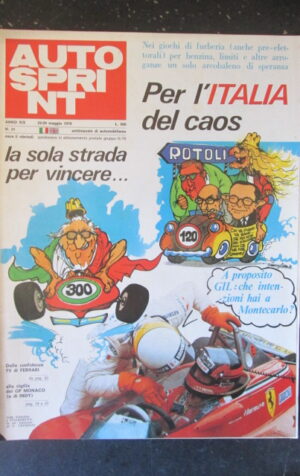 AUTOSPRINT 21 1979 GP MONACO FERRARI JODY SCHECKTER VILLENEUVE [TR2A]