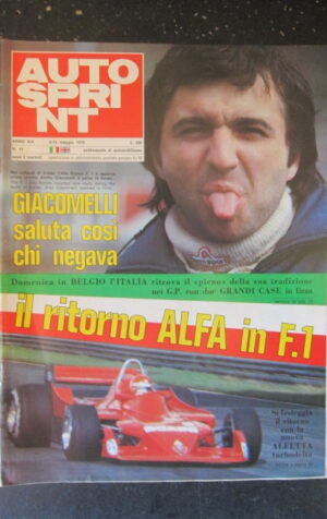 AUTOSPRINT 19 1979 GIACOMELLI ALFA IN F1 ZOLDER [TR2A]