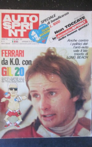 AUTOSPRINT 15 1979 GILLES VILLENEUVE FERRARI WILLIAMS [TR2A]