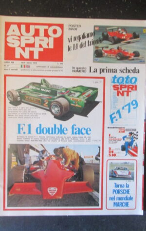 AUTOSPRINT 11 1979 PORSCHE ALFA IN F1 [TR2A]