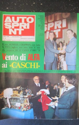 AUTOSPRINT 50 1978 ALFA F1 NUOVO MOTORE ALFA V12 [TR2A]
