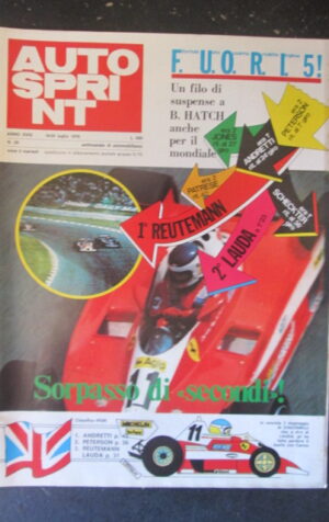 AUTOSPRINT 29 1978 FERRARI REUTEMANN NIKI LAUDA GIACOMELLI [TR2A]