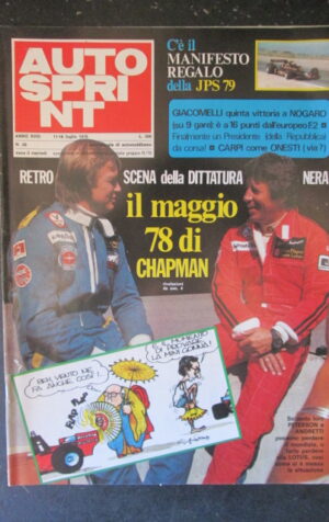 AUTOSPRINT 28 1978 GIACOMELLI RONNIE PETERSON ANDRETTI WATSON [TR2A]