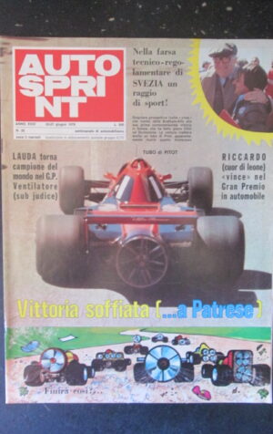AUTOSPRINT 25 1978 NIKI LAUDA ALFA FERRARI VERSIONE GOLDRAKE [TR2A]