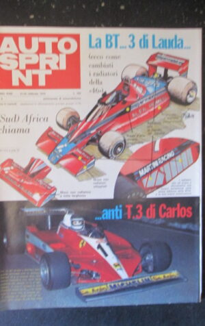 AUTOSPRINT 8 1978 FERRARI BT46 GP SUD AFRICA [TR2B]