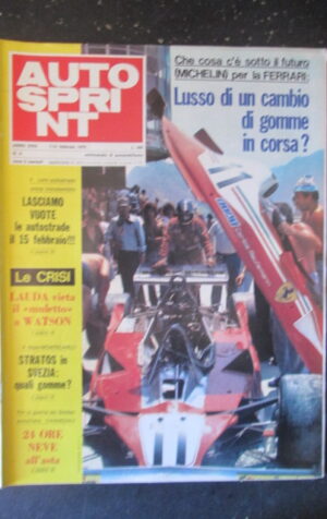 AUTOSPRINT 6 1978 FERRARI NIKI LAUDA WATSON STRATOS [TR2B]