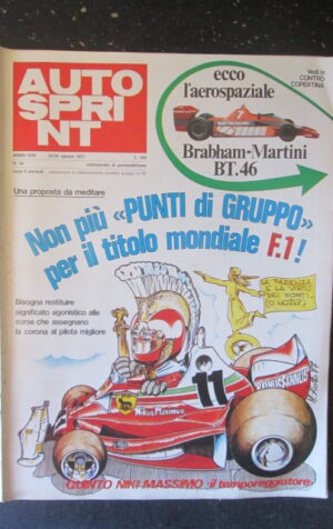 AUTOSPRINT 34 1977 BRABHAM MARTINI BT.46 NIKI LAUDA [TR2B]