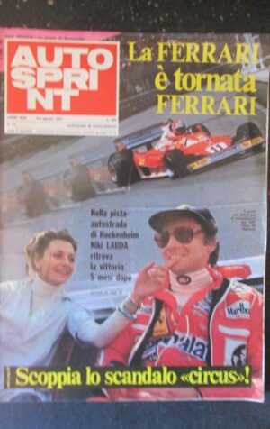 AUTOSPRINT 31 1977 HOCKENHEIM NIKI LAUDA FERRARI [TR2B]