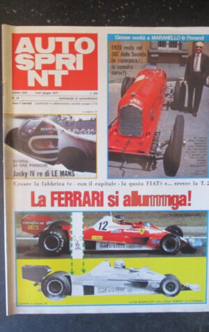 AUTOSPRINT 24 1977 FERRARI T.2 PORSCHE ENZO FERRARI [TR2B]