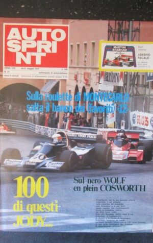 AUTOSPRINT 21 1977 WOLF COSWORTH ALFA ROMEO GP MONTECARLO [TR2B]