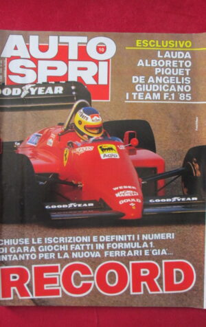 AUTOSPRINT 10 1985 LAUDA ALBORETO PIQUET DE ANGELIS[TR3B]