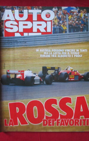 AUTOSPRINT 33 1985 MICHELE ALBORETO PROST[TR3B]