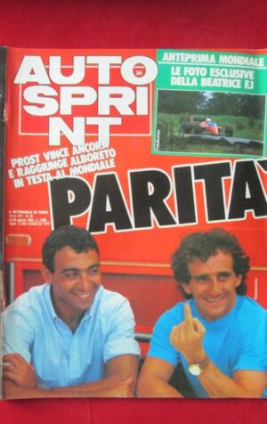 AUTOSPRINT 34 1985 PROST MICHELE ALBORETO F. 3000[TR3B]