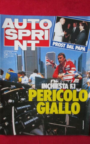 AUTOSPRINT 44 1985 PROST DAL PAPA PIQUET[TR3B]