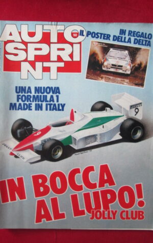 AUTOSPRINT 50 1985 GORDON MURRAY JOHNNY DORELLI[TR3B]