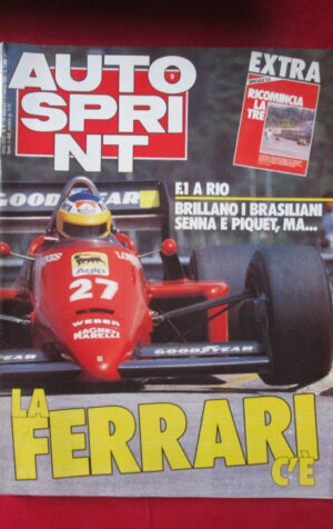 AUTOSPRINT 9 1986 F1 A RIO SENNA PIQUET[TR3B]
