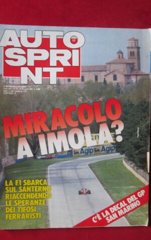 AUTOSPRINT 17 1986 BELL E STUCK MONDIALE A MONZA PORSCHE[TR3B]