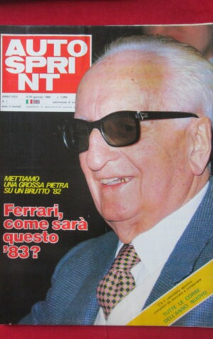 AUTOSPRINT 1 1983 ENZO FERRARI DOSSIER TUTTE LE CORSE DELL' ANNO[TR3A]
