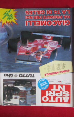 AUTOSPRINT 4 1983 BRUNO GIACOMELLI FERRARI T4 GILLES[TR3A]