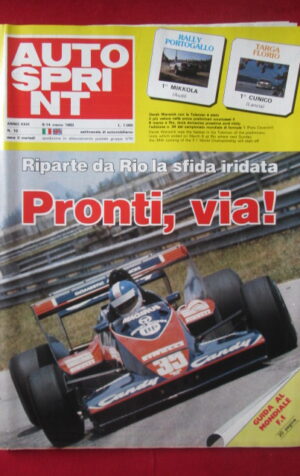 AUTOSPRINT 10 1983 RALLY PORTOGALLO MIKKOLA AUDI CUNICO LANCIA[TR3A]