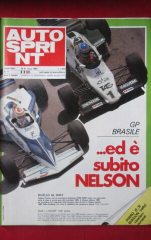 AUTOSPRINT 11 1983 GP BRASILE NELSON PIQUET BRABHAM BT52-BMW[TR3A]