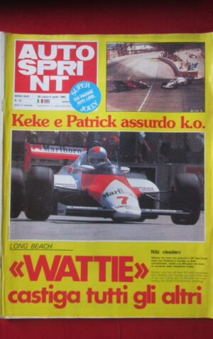 AUTOSPRINT 13 1983 KEKE WATSON HONFA F1[TR3A]