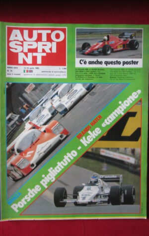 AUTOSPRINT 15 1983 PORSCHE 596 KEKE BRANDS HATCH[TR3A]