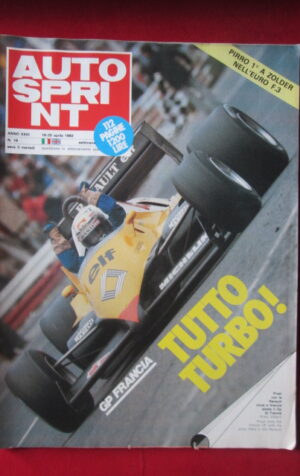 AUTOSPRINT 16 1983 PROST RENAULT GP FRANCIA[TR3A]
