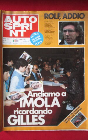 AUTOSPRINT 17 1983 MORTE ROLF STOMMELEN GILLES[TR3A]